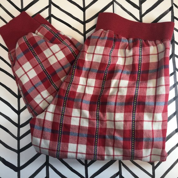 aerie Other - Aerie Red Plaid Pajama Joggers